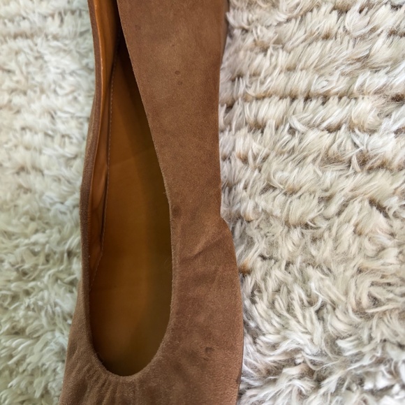 J Crew Tan Suede Ballet Flat Women’s Size 8.5 - Picture 7 of 8